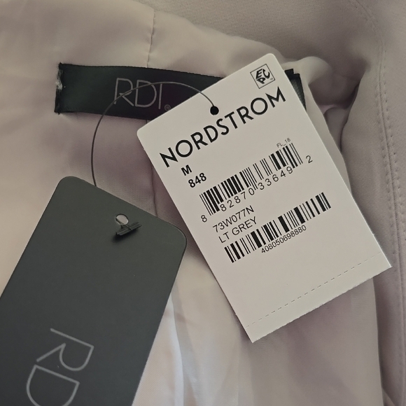 NWT RDI Gray Lightweight Shirt Jacket with Notched Lapel - Picture 10 of 10